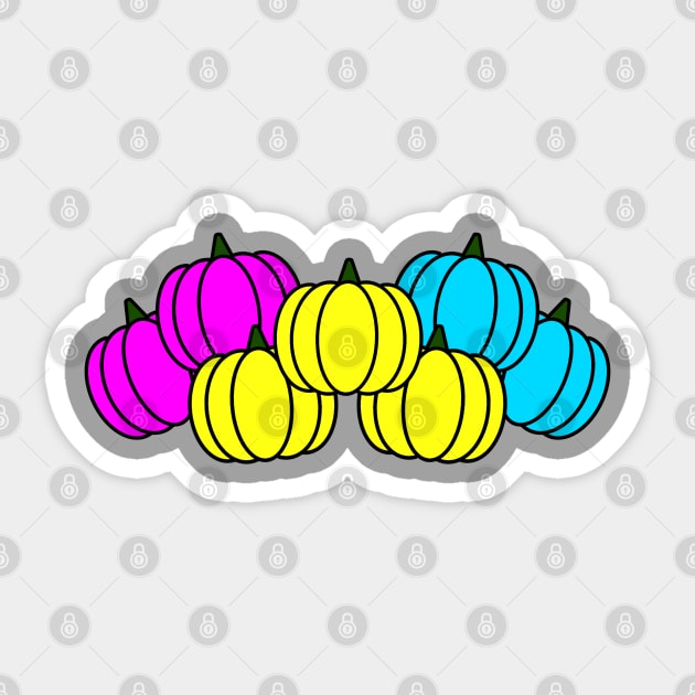 Pride Pumpkins Pansexual Sticker by FilthyAnimals